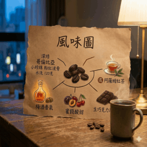 深焙 哥倫比亞 小珍珠 粉紅波旁 水洗120克 FLAVOR：梅酒香氣 混阿薩姆紅茶 蜜餞酸甜 生巧克力尾韻